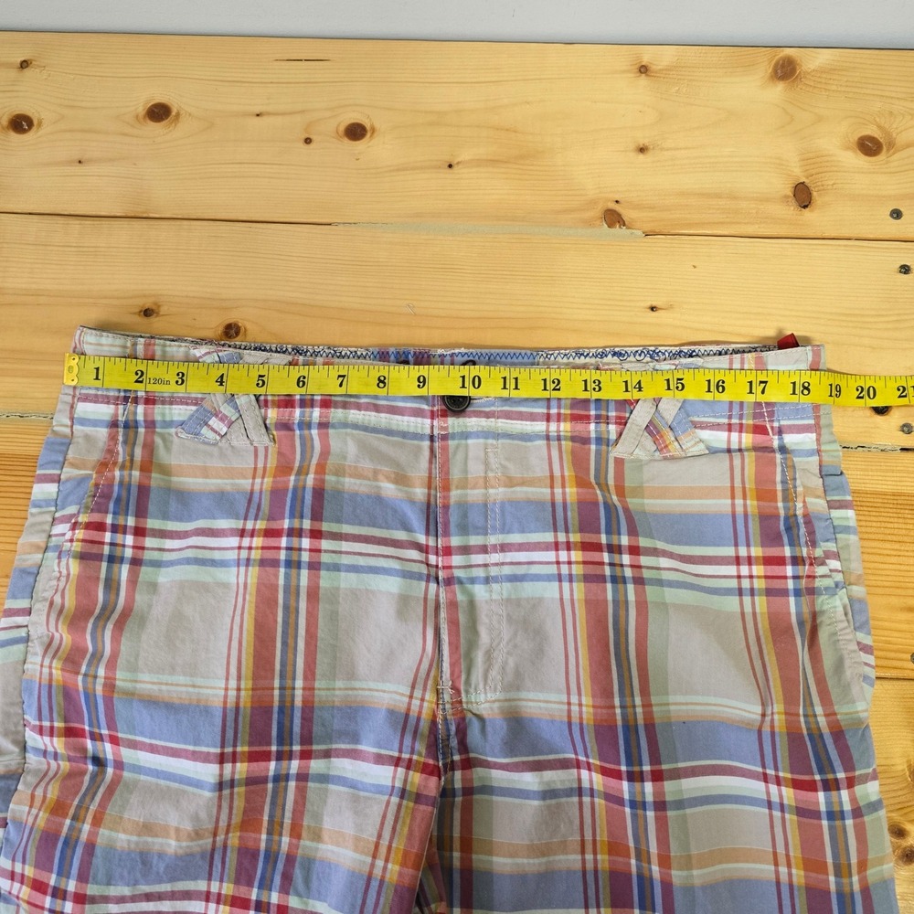 Robert Graham Plaid Shorts Mens 36 Multicolor Bicycle Trim Preppy Summer Casual - Picture 10 of 15